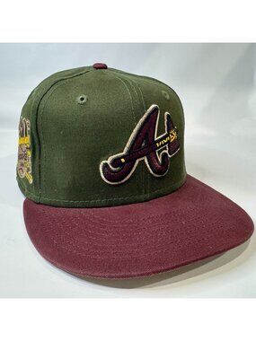New Era 59FIFTY Atlanta Braves Hat Club Exclusive 30th Season Green 7 1/2 Fitted
